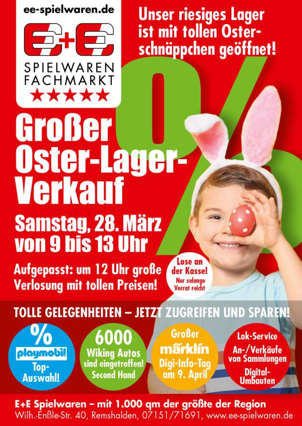 A6 Oster Lagerverkauf 2026