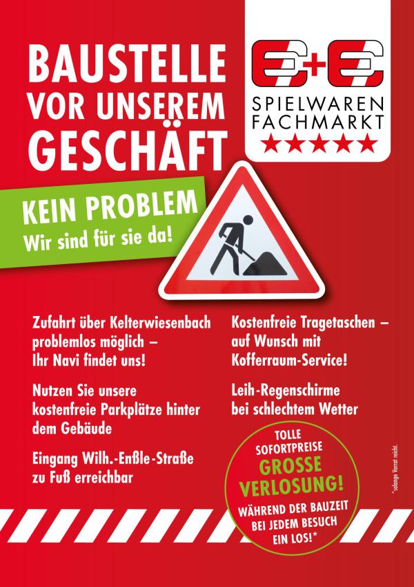 Plakat Baustelle