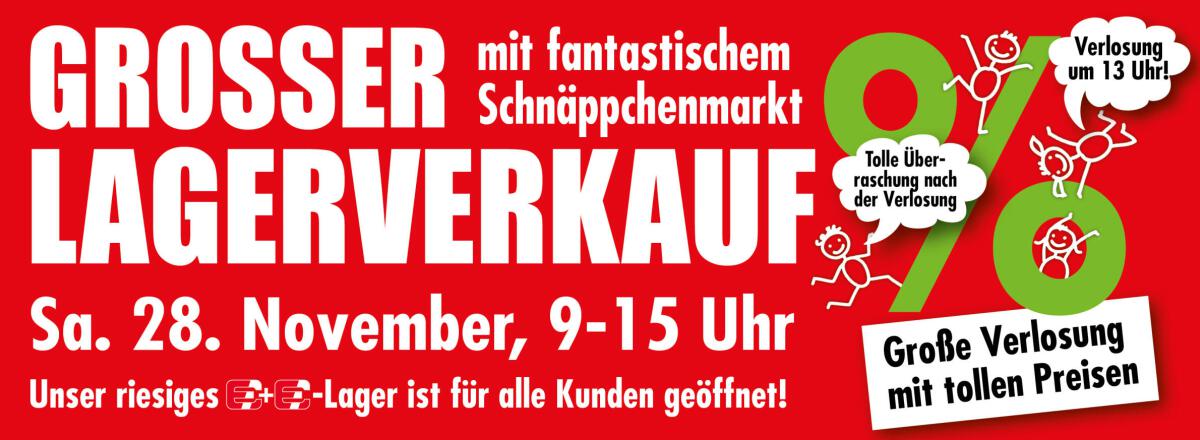 Großer Lagerverkauf